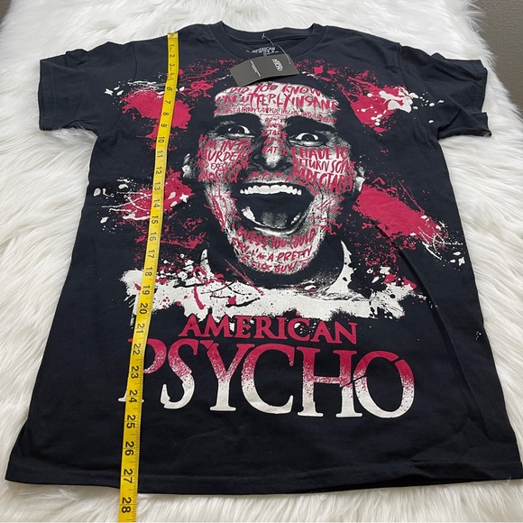 American Psycho black t-shirt men’s size M NWT - Picture 5 of 5